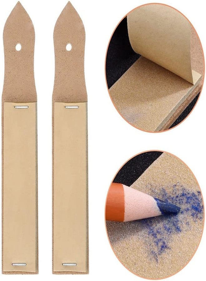 KARDIFF 12 Pieces Blending Stumps and Tortillions Set with 2 Pieces Sandpaper Pencil Sharpener for Student Sketch Drawing - Image 2